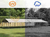 Outdoor Dog Kennel with Roof 600x300x150 cm 171502