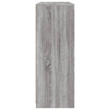 Sideboards with LED Lights 3 pcs Grey Sonoma Engineered Wood 3209105