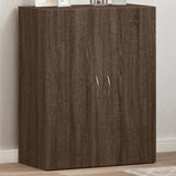 File Cabinet Brown Oak 60x32x77.5 cm Engineered Wood 840771