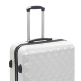 Hardcase Trolley Set 3 pcs Bright Silver ABS 91887