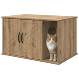 Cat House Artisian Oak 85 x 55 x 50 cm Engineered Wood 8000742