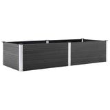 Garden Raised Bed 250x100x54 cm WPC Grey 49059
