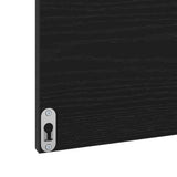 Bathroom Furniture Set 3 pcs Black Oak Engineered Wood 3393502