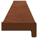 Window Sill Brown wood 140 x 15 x 4.5 cm PVC 42046895