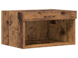 TV Wall Cabinets Wall-mounted 4 pcs Old Wood Engineered Wood 3402914