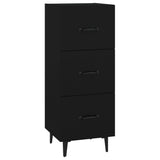 Sideboard Black Engineered wood Medium Sideboard Rectangular 812349