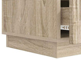 TV Cabinet Sonoma Oak 147 x 34.5 x 27 cm Engineered Wood 895397