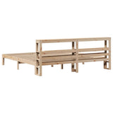 Bed Frame with Headboard without Mattress 180x200 cm Super King 3306053