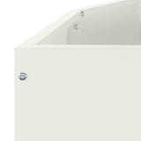 Planter White 120 x 60 x 50 cm Steel 883704