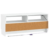 LED TV Cabinet White Engineered Wood 896105