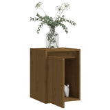 Wall Cabinets 2 pcs Honey Brown 30x30x40 cm Solid Wood Pine 813482