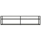 TV Cabinet Black Marble 180x40x40.5 cm Tempered Glass 331725