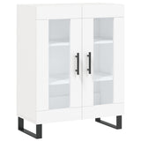 Highboard White 69.5x34x180 cm Engineered Wood 3198297