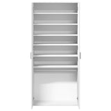 Shoe Cabinet White 80x39x178 cm Engineered Wood 3276672
