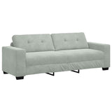 Sofa Set 3 pcs Grey Velvet 3324639