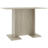 ZNTS Dining Table Sonoma Oak 110x60x75 cm Engineered Wood 800246