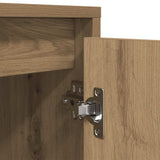 TV Cabinet with LED Lights Artisan Oak 100x41x50 cm 861417