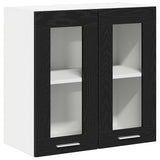 Hanging Cabinet Black Oak 60 x 31 x 60 cm Engineered Wood 863152