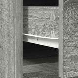 Sideboard with Drawers and Doors Grey Sonoma 70.5x34x74.5 cm 861846