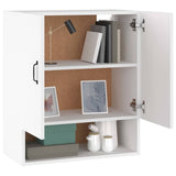 Wall Cabinet White 60x31x70 cm Engineered Wood 812879