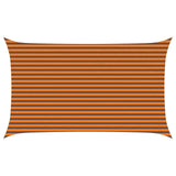 Sun Shade Sail Orange and Brown 5 x 3 m 100% Polyester Oxford 42031045