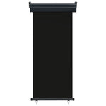 ZNTS Balcony Side Awning 85x250 cm Black 48406