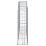 Arched Gabion Basket 200x30x100/120 cm Galvanised Iron 153465