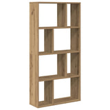 Bookcase Artisian Oak 60x20x120.5 cm Engineered Wood 858155