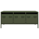 ZNTS Coffee Table Olive Green 101.5x50x43.5 cm Cold-rolled Steel 851272