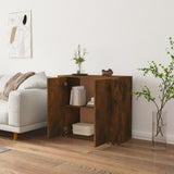 Sideboard Smoked Oak 80x33x70 cm Engineered Wood 816565