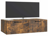 Wall-Mounted TV Cabinet Smoked Oak 78.5 x 41 x 30 cm 898690