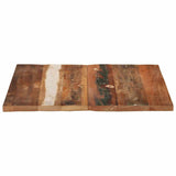 Square Table Top 70x70 cm 25-27 mm Solid Reclaimed Wood 286059