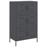 Highboard Anthracite 68x39x113 cm Steel 842960