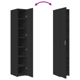 Highboard Black 30x42.5x185 cm Engineered Wood 3281393