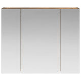 Bathroom Mirror Cabinet Smoked Oak 60 x 14.5 x 50 cm 889075