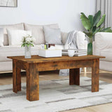 Coffee Table Smoked Oak 100x60x42 cm Engineered Wood 815426