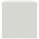 ZNTS File Cabinet Light Grey 90x40x40 cm Steel 339717