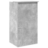 Reception Desk Concrete Grey 55x50x103.5 cm Engineered Wood 859018