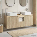 Bathroom Cabinet Set 3 pcs Sonoma Oak 53 x 35 x 63 cm 3405659