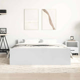 Bed Frame without Mattress White 120x190 cm Small Double 3203775