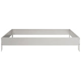 Garden Raised Bed 100x100x18.5 cm Stainless Steel 851014