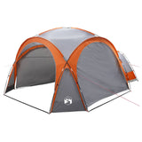Side Tent with Roof Grey and Orange 410 x 410 x 250 cm 42028683