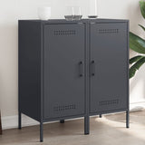 Sideboards 2 pcs Anthracite 36x39x79 cm Steel 843017