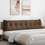 Back Pillow Brown 200 x 24 x 50 cm Fabric 42014590