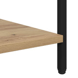 Bedside Table 2 pcs Artisan Oak 40 x 40 x 50 cm Engineered Wood 881815