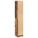 Bathroom Cabinet Old Wood 32x34x188.5 cm Engineered Wood 856943