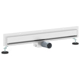 Wall Mounted Shower Drain Silver 70 cm Stainless Steel 304 42015993