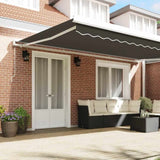 Awning Frame Manual White 500 x 300 cm Aluminium 145697