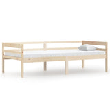 Bed Frame without Mattress Solid Pinewood 90x200 cm 322051