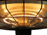 Adjustable Power 1000/2500W Infrared Halogen Electric Patio Light Heater, Ceiling Hanging Mount T3398P377730